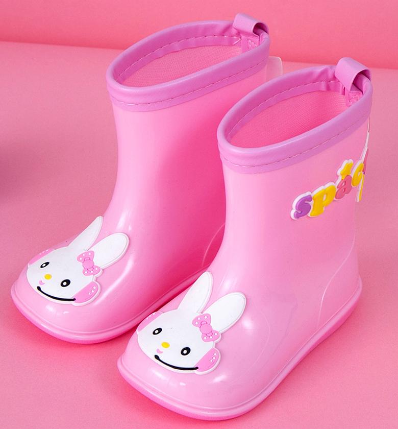 Pink Rabbits Wellies image