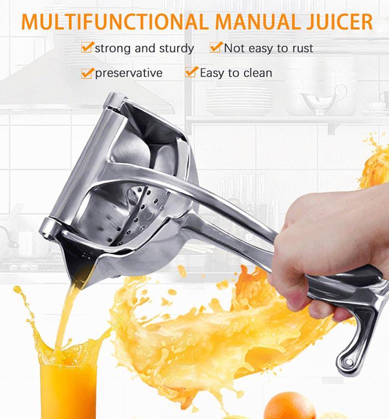 Heavy High Metallic  manual juicer ,Big size kindly watch the video on how to use it!  Big size  22cm/10.8cm/10cm image