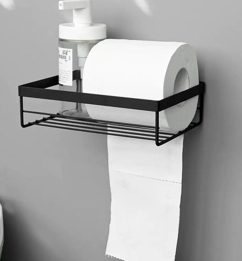 Punch Free Wall Mounted Tissue Storage Rack  image