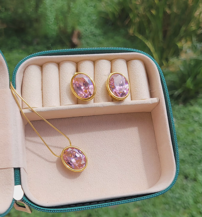 Kendra pink set  image