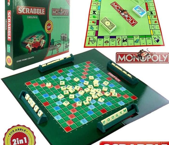 2 in 1 Monopoly and Scrabble image