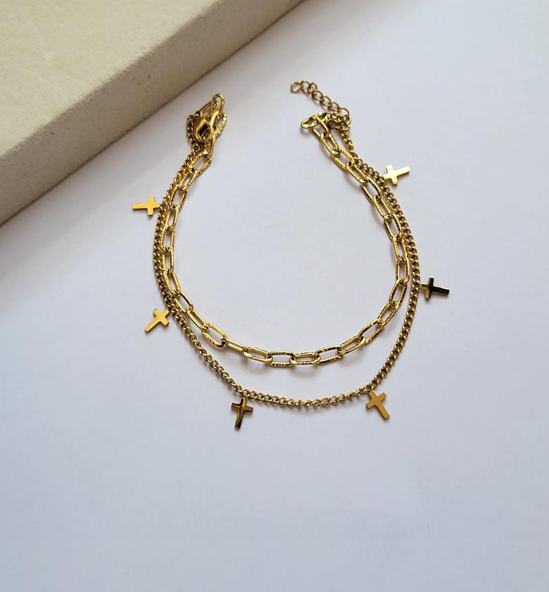 Cross anklet  image