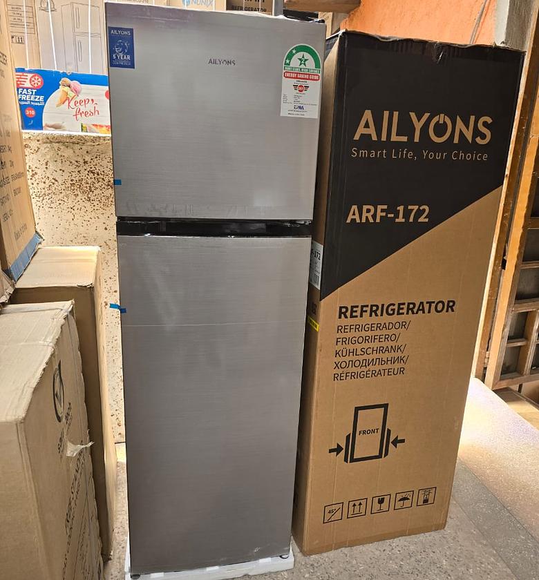 REFRIGERATOR. 168 liters double door ailyons refrigerator image