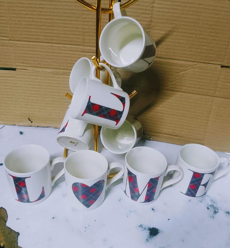 MUGS. 6 ceramic mug 350ml image