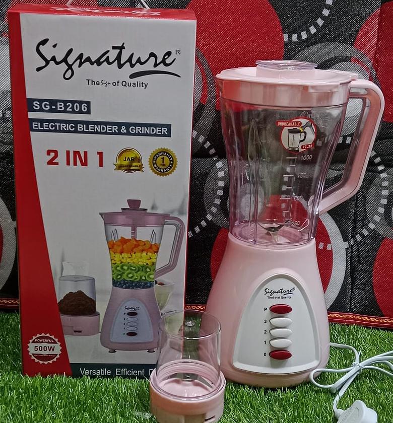 Blender . Signature 2 in 1 1.5 Litre Juice Blender Long Lasting Highly Recommeded image