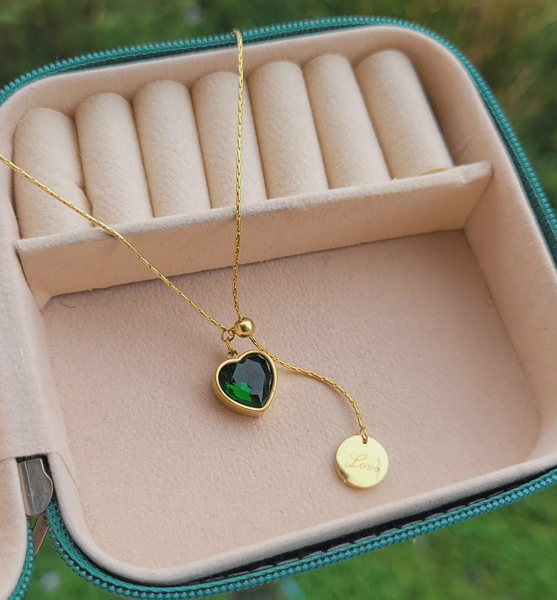 Jessy emerald necklace  image