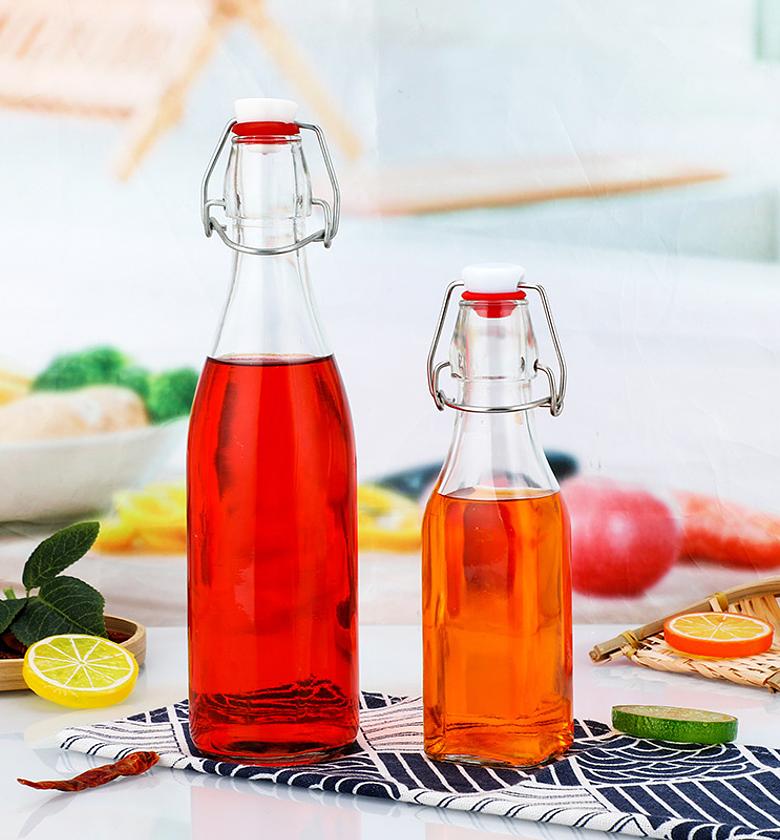 Glass storage bottles  image
