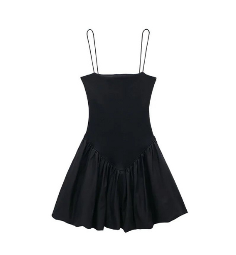 Bubble Hem Mini Dress image
