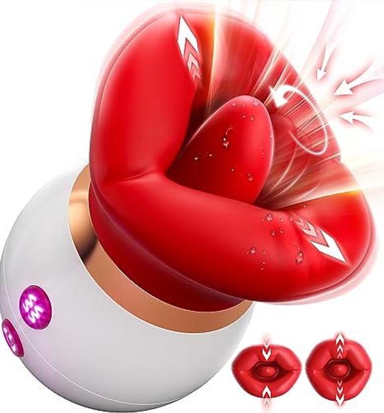 10 Modes Pleasure Toys Sex Relaxing Toys Rose Toy for Women, Rechargeable G S-po-t C-L-i-t and Washable Toy for Women image