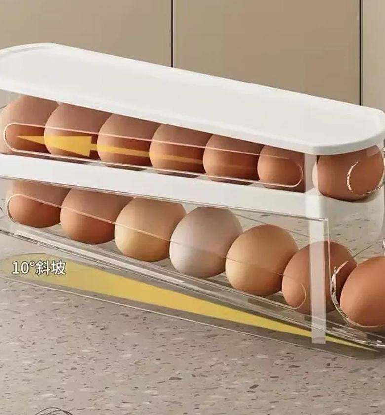Double Layer Rolling Egg Dispenser image