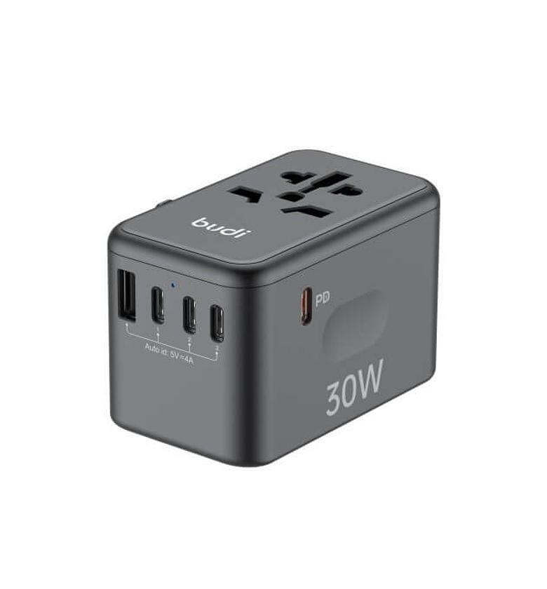 BUDI 30W GLOBAL TRAVEL CHARGER image
