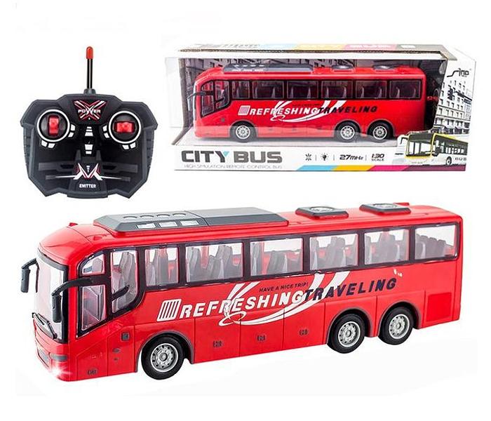 Bus Electric Remote Control Car with Light Tour Bus School City Model image