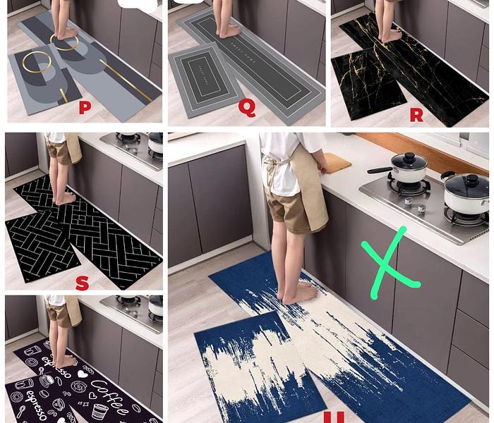 WATERPROOF AND OIL PROOF Kitchen Anti-slip mats image