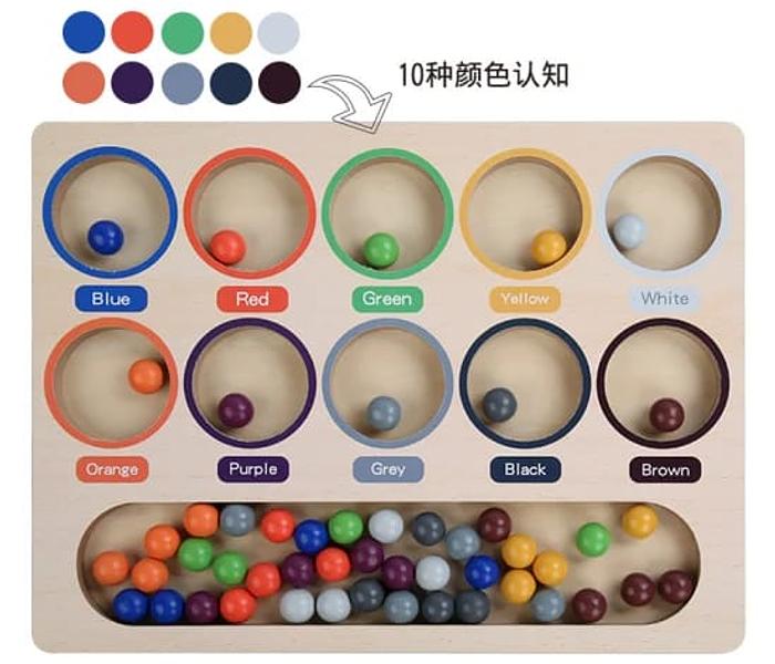 Beads Colour classification board image