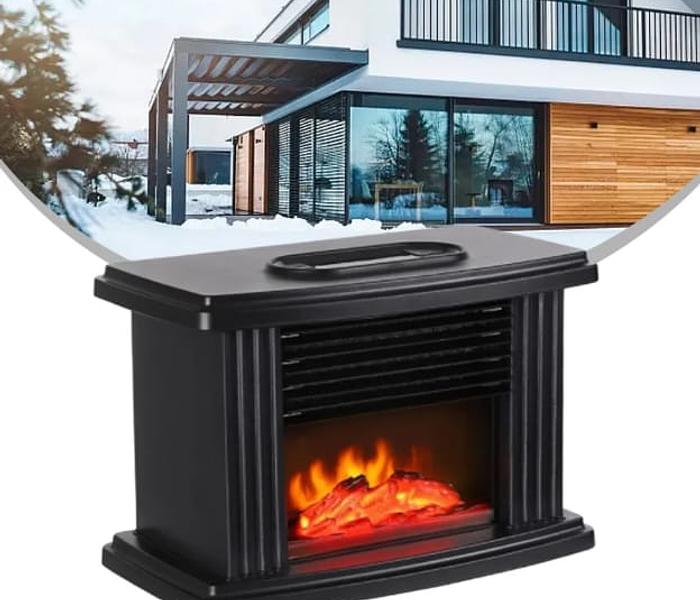Electric fireplace image