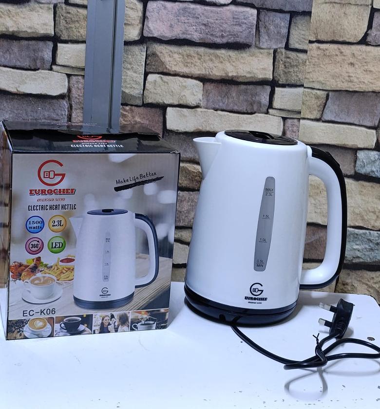 KETTLE. EUROCHEF ELECTRIC HEAT KETTLE.  image