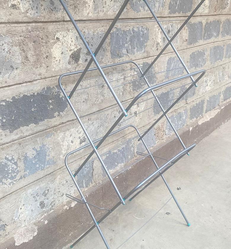 DRYING RACK. 3 Tier Folding Airer Drying Rack.  image