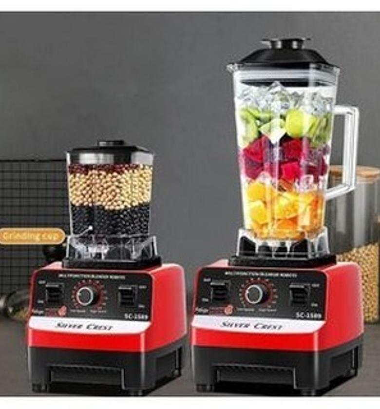 Silver Crest Heavy Duty Commercial Pro Blender with Grinder Jar image
