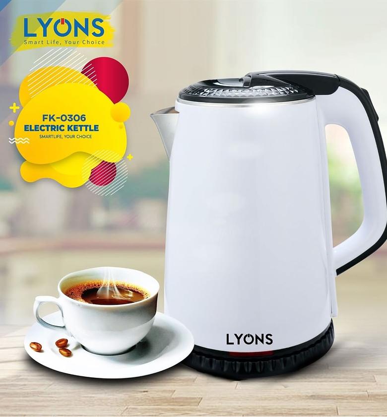 LYONS 1.8L Elegant Automatic Water Heater & Boiler Jug image
