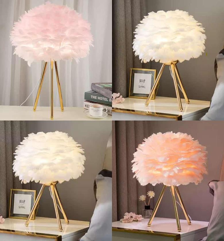 L.E.D Modern Night Feather light image