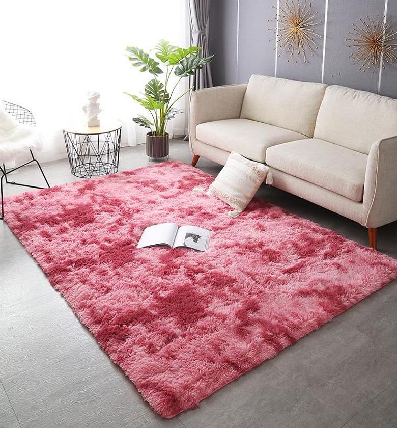 Fluffy carpets Size: 5x8ft image