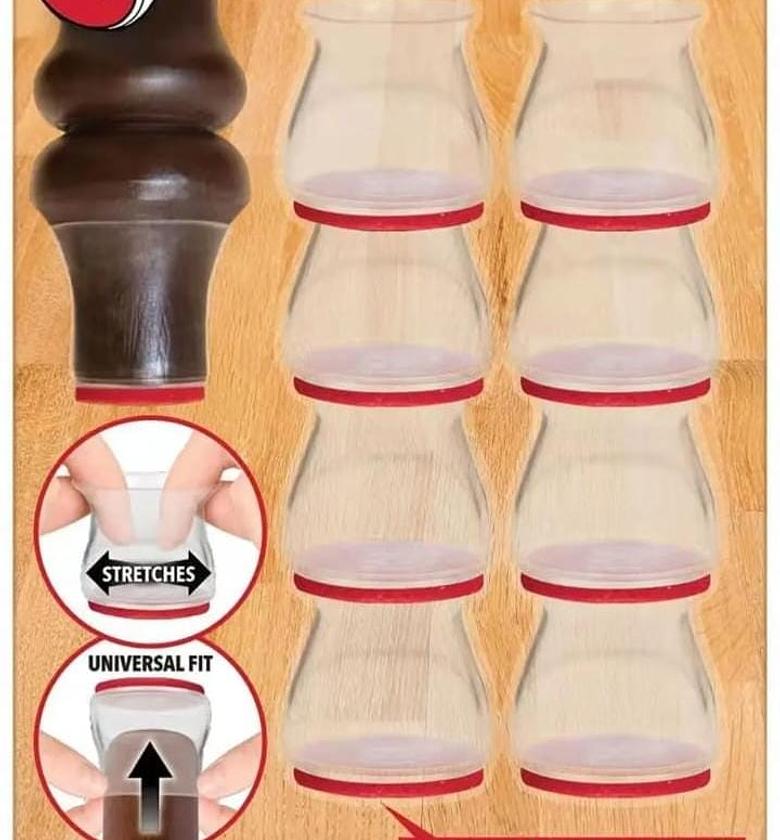 FURNITURE FOOTPAD. 8PCS Thickened Round Bottom Table And Chair Footpad image