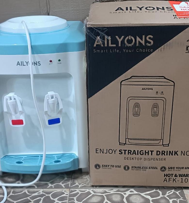 AILYONS AFK-103 Table Top Water Dispenser Hot And Normal 1yr Warranty image