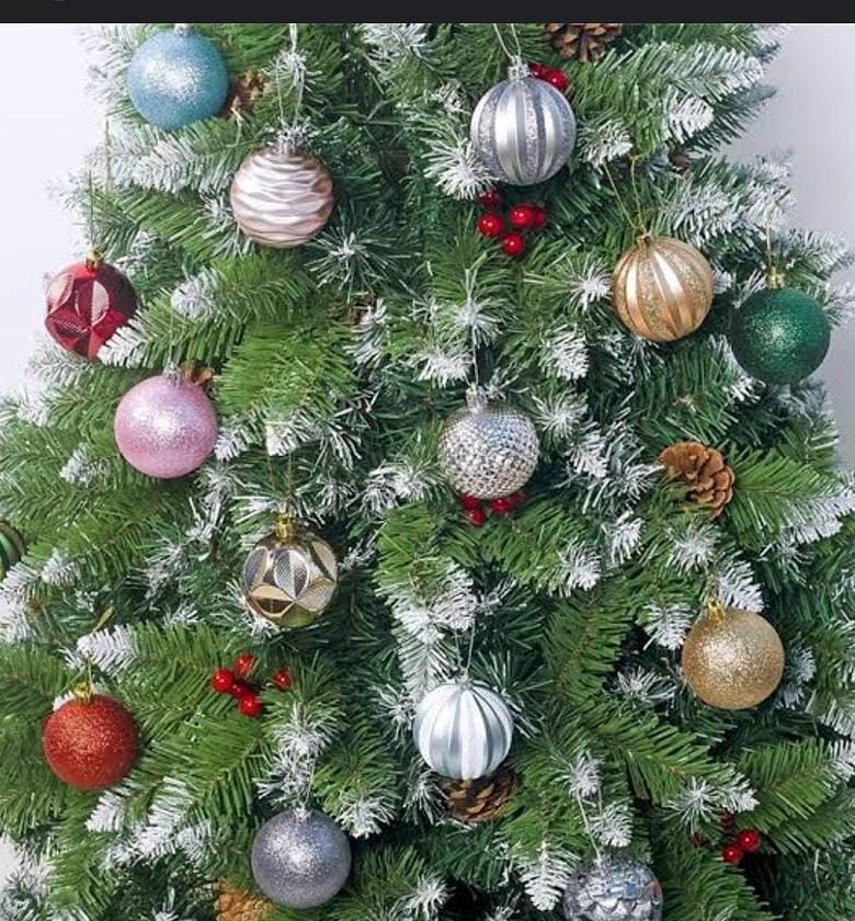 Christmas Cute balls 3 pc For Christmas tree decorations image