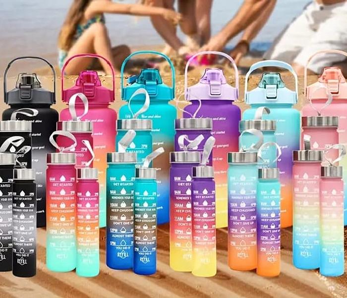 4 in 1 Motivational Water bottles image