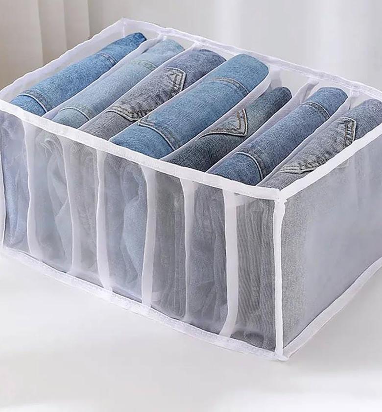 Closet Organizer Jeans Storage Box. image