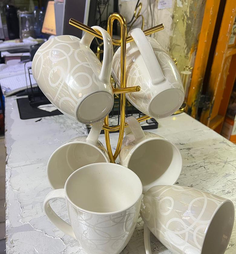 MUGS. 6 pcs ceramic mugs image