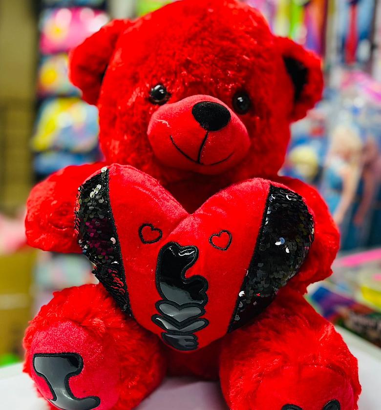 Fashion Baby Teddy Bear With Heart Gift Set 45CM image
