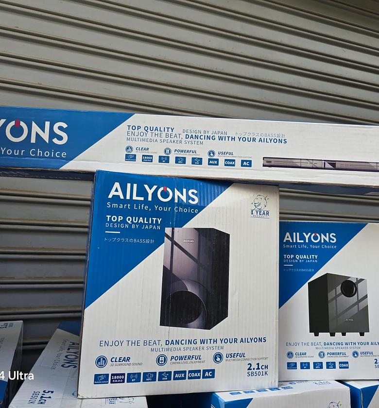 SUBWOOFER. AILYONS 2.1ch sb501k sound bar multimedia speaker system image