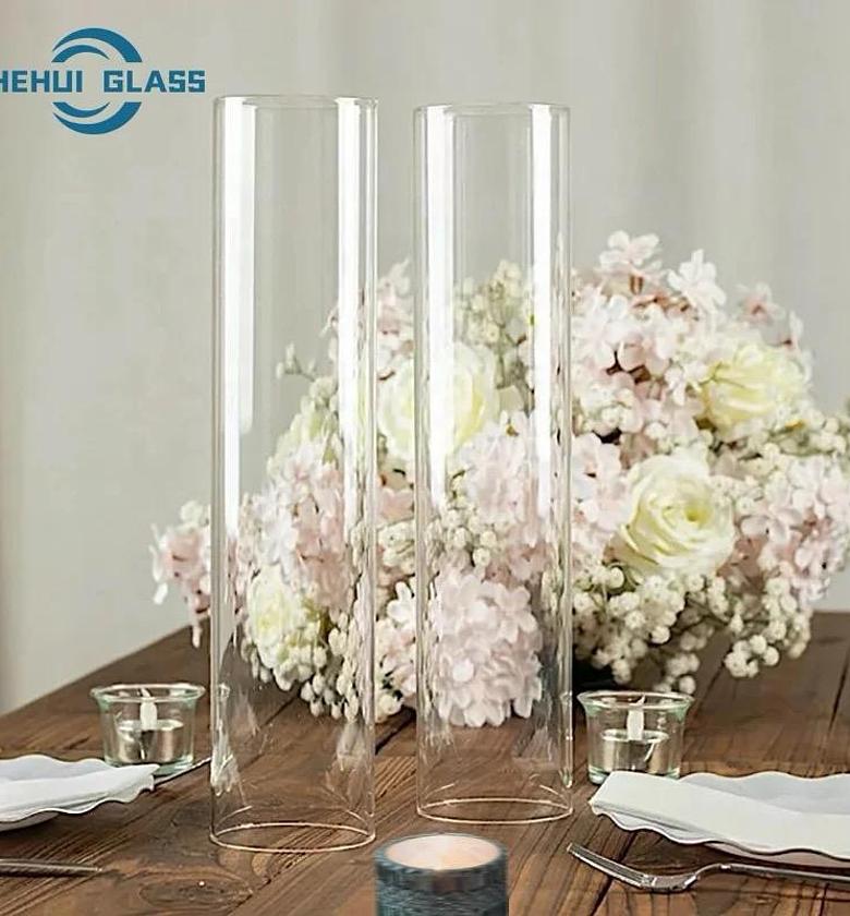 Modern creative clear  glass vase  image