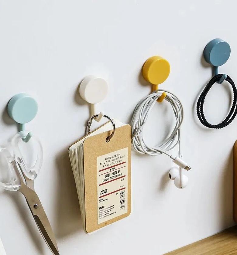 10pcs Self Adhesive Wall Hooks  image