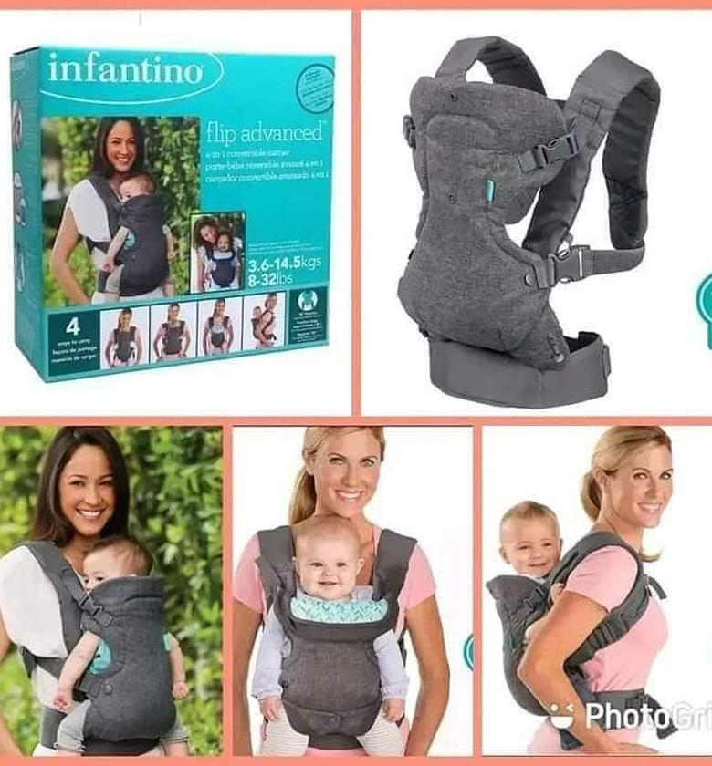 Infantino NEW Ergonomic Hoodie Baby Carrier. (Designed For Babies & Toddlers image