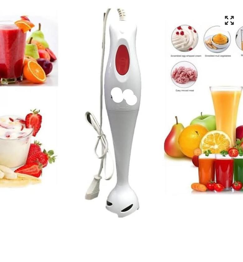 HAND BLENDER. Electric immersion hand blender sticker mixer image