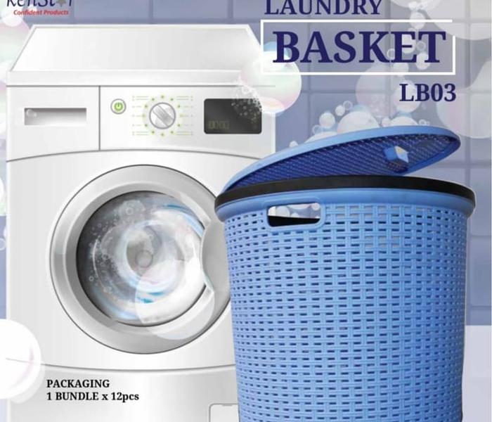 Laundry basket round with LID image