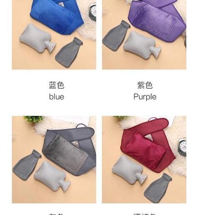 WATER BOTTLE. Waist hot water bottle image