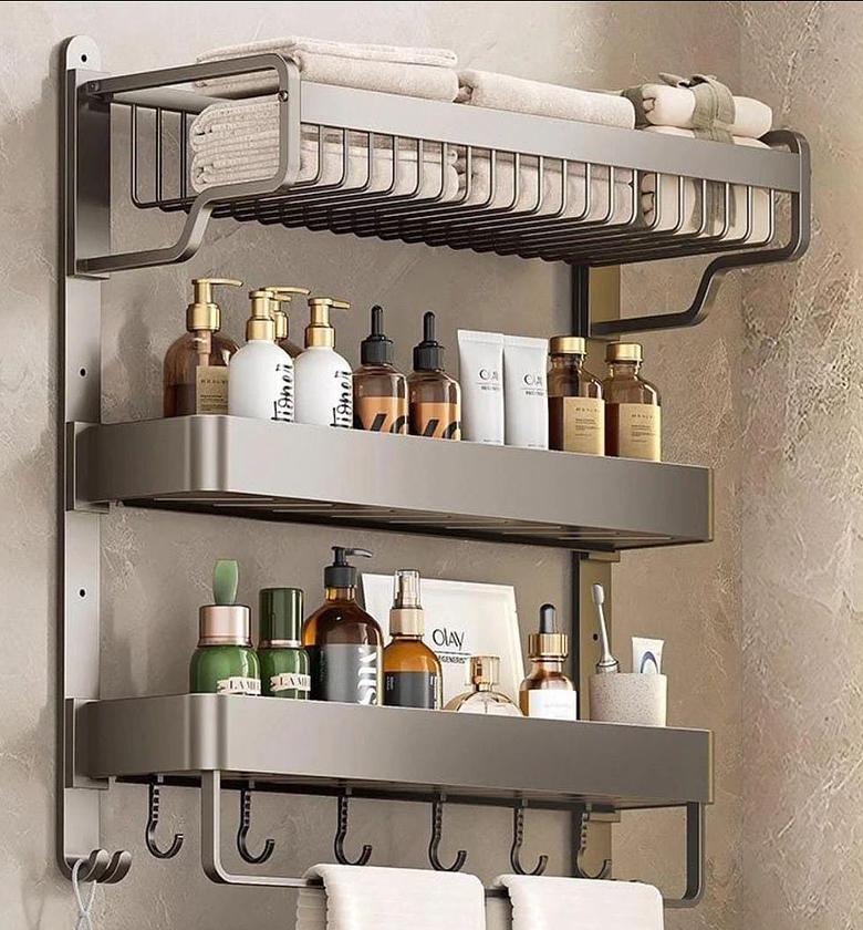 3tier multipurpose bathroom organizer. image