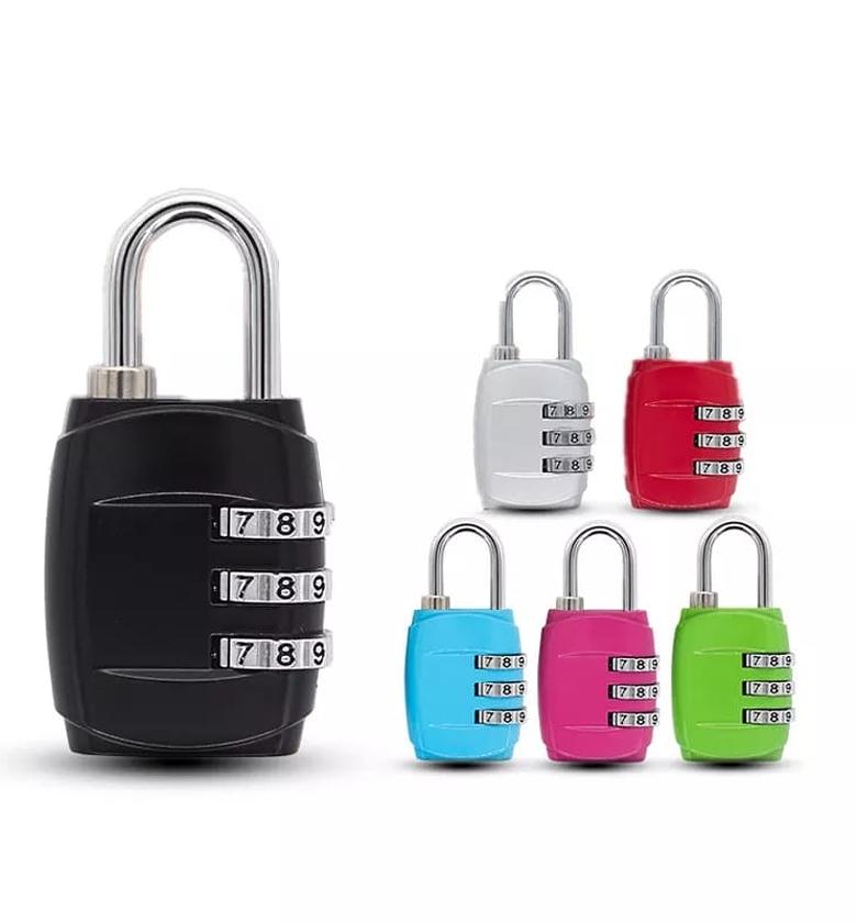 PASSWORD LOCK. 4 Dial Digit Password Lock Combination Suitcase Luggage Metal Code Password Locks image