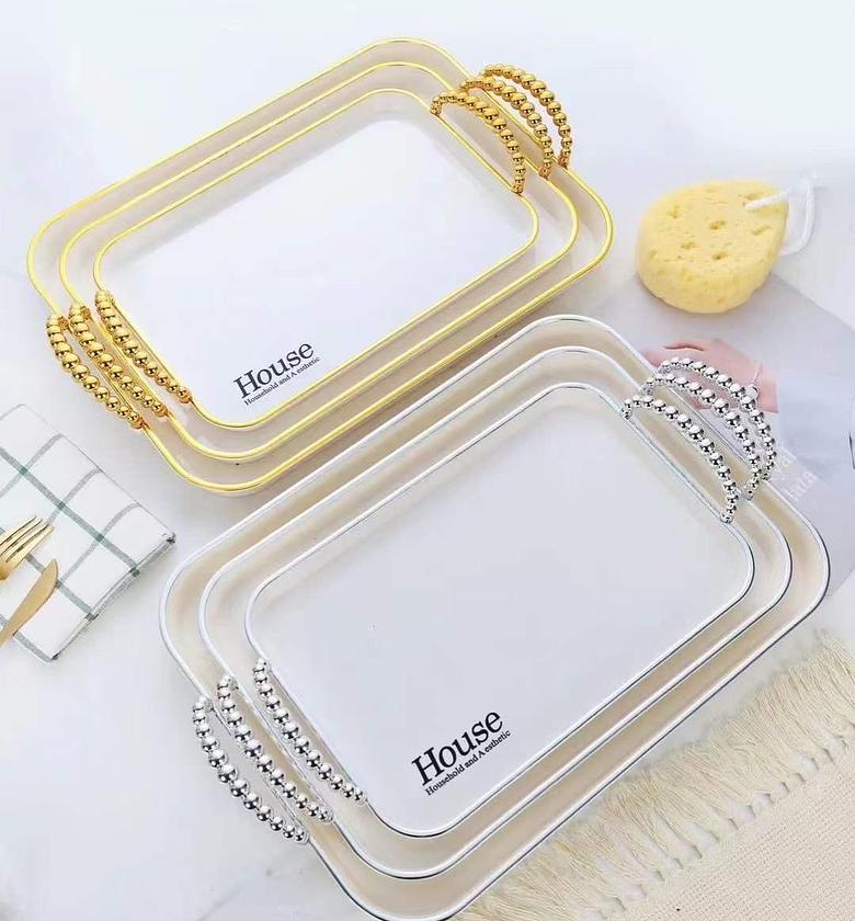 Elegant  3- Piece Tray Set  image
