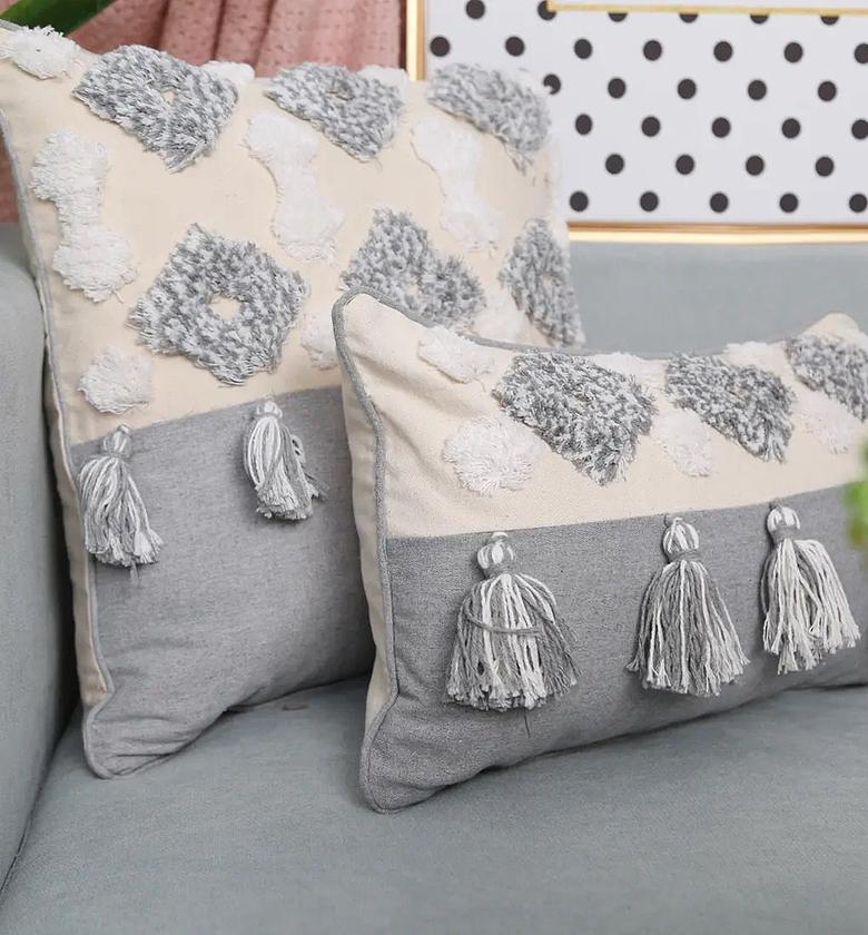 Pillow cases  Tassels Moroccan style  image