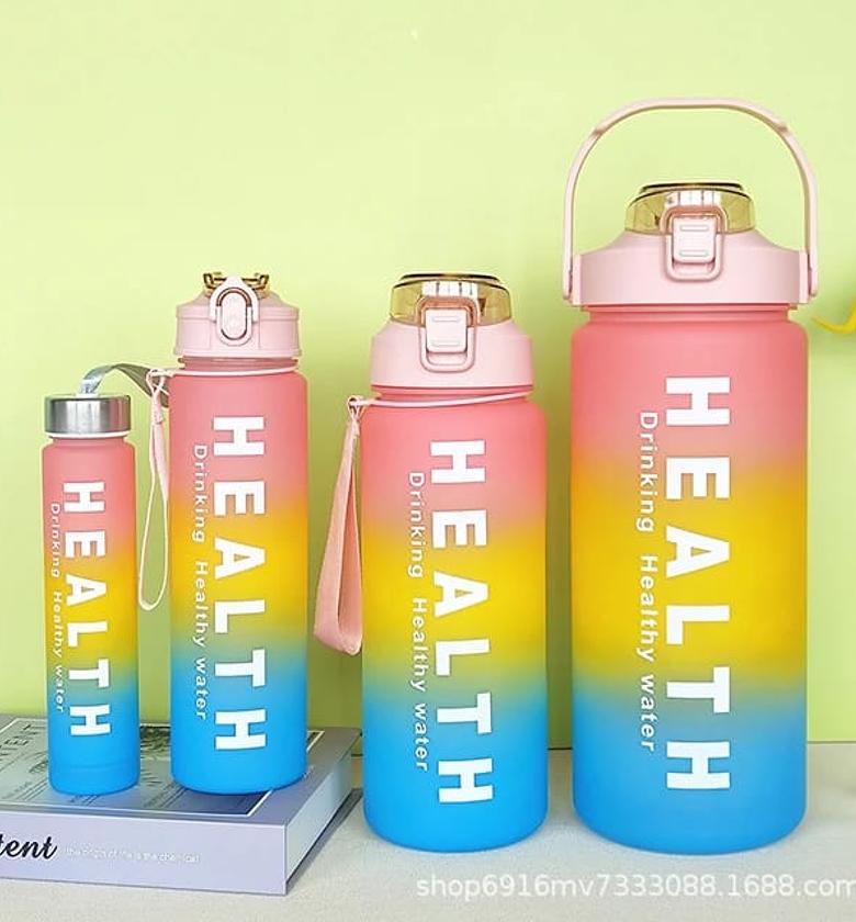 WATER BOTTLE. 4 in 1 water bottle image