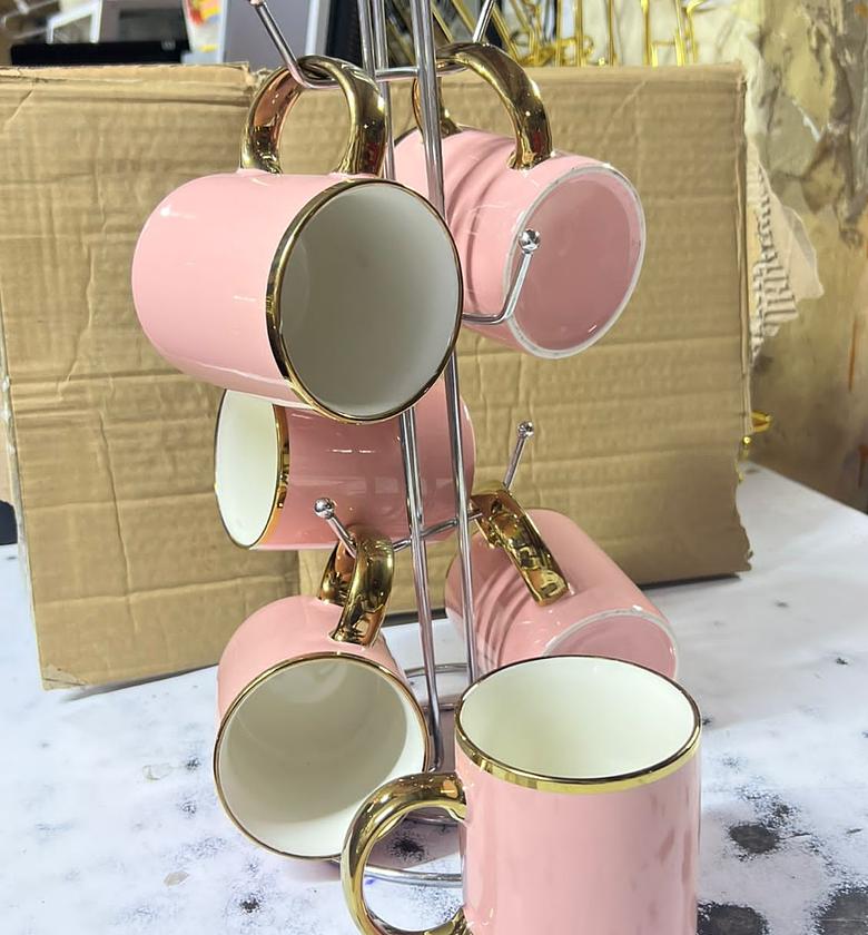 MUGS. 6 pcs ceramic mugs image