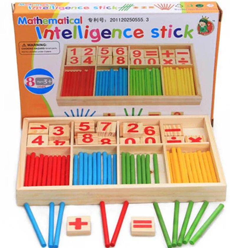 INTELLIGENCE STICKS. Early learning mathematical intelligence sticks image