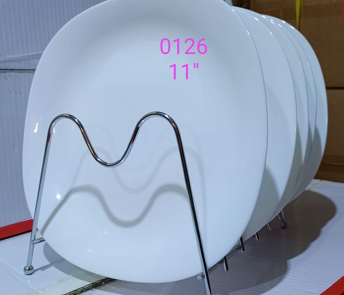 Square plain plates 11inches image
