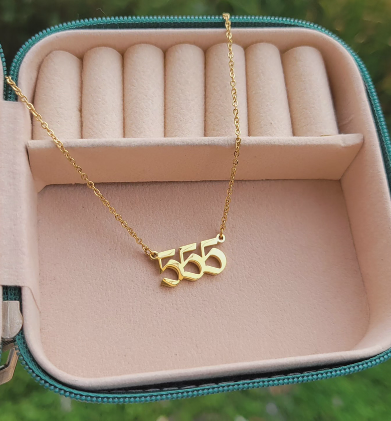 Angel numbers necklace  image