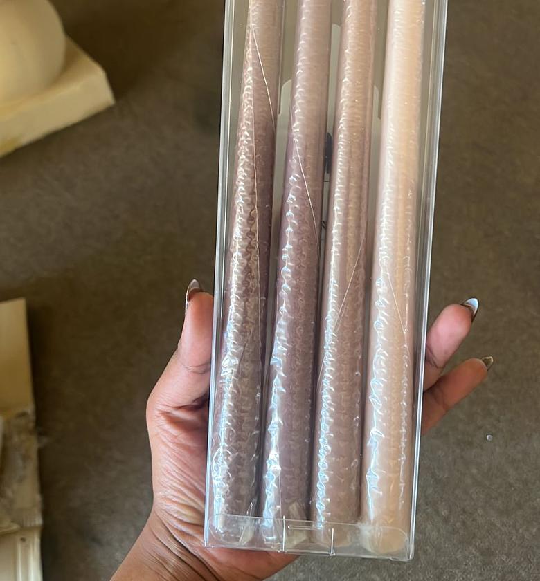 Chocolate tapper candle  image