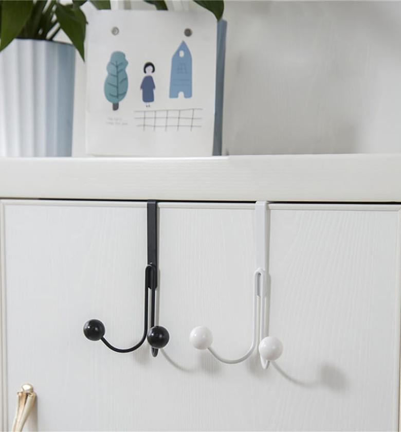 Over The Door Double Hanger Hooks  image